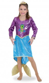 Costum pentru serbare Sirena Deluxe 128 cm
