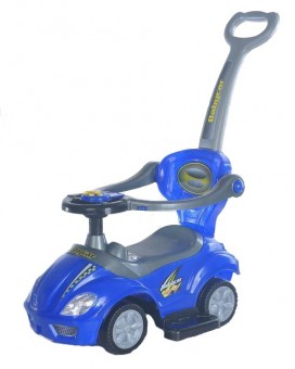 Masinuta Pentru Copii multifunctionala 3 in 1 Ride On Blue