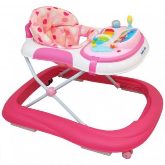Premergator Pentru Bebelus First Steps Happy Baby - Pink