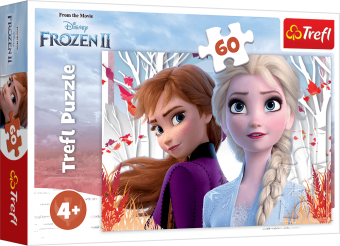 Puzzle Trefl Disney Frozen 2, Lumea fermecata a lui Anna si Elsa 60 piese