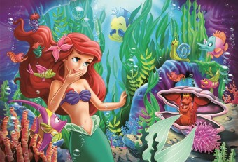 Puzzle Trefl Disney The Little Mermaid, De-a v-ati ascunselea 100 piese