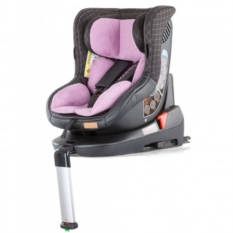 Scaun auto Pentru Copii Confort Toledo 0-18 kg cu sistem Isofix si sezut rotativ - Rose