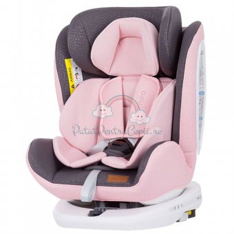 Scaun auto Pentru Copii Chipolino Tourneo 0-36 kg baby pink cu sistem Isofix