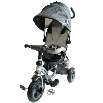 Tricicleta Pentru Copii cu sezut reversibil Sunrise Turbo Trike Gri