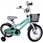 Bicicleta copii 4-7Ani 16 inch Sun Baby BMX Junior Turcoaz