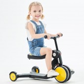 Bicicleta, tricicleta si trotineta Pentru Copii  All Ride 4 in 1 yellow