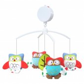 Carusel Muzical Pentru Patut Calm Baby - Pretty Owls