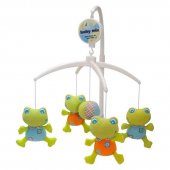 Carusel Muzical Pentru Patut Calm Baby - Sweet Frogs