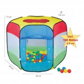 Cort de Joaca Pentru Copii cu 100 Bile Happy Children - Bendix