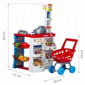 Set de joaca Pentru Copii stand supermarket ECOTOYS 