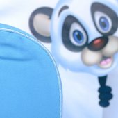 Fotoliu din Burete Pentru Copii Have Fun Happy Children - Panda