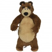 Jucarie de plus Pentru Copii Simba Masha and the Bear, Bear in picioare 25 cm