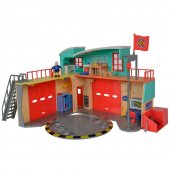 Jucarie Dickie Toys Statie de pompieri Fireman Sam cu figurina si accesorii