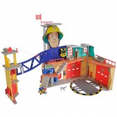 Jucarie Pentru Copii Simba Statie de pompieri Fireman Sam, cu figurina si accesorii