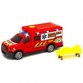 Masina ambulanta Dickie Toys City Ambulance Unit 25 cu accesorii