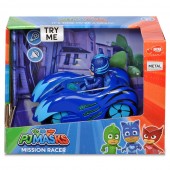 Masina Dickie Toys Eroi in Pijama Mission Racer Cat-Car cu figurina