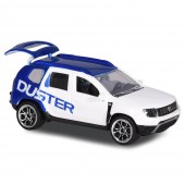 Masina Majorette Dacia Duster alb cu albastru