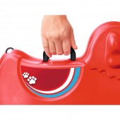 Masinuta de impins tip valiza Pentru Copii Big Bobby Trolley red