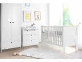 Mobilier Camera Pentru Copii Si Bebelusi KLUPS LEON - Alb