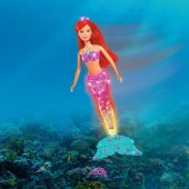Papusa Pentru Copii Simba Steffi Love Light & Glitter Mermaid 34 cm