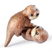 Papusa Simba Steffi Love Otter Babies 29 cm cu 2 figurine si accesoriu
