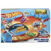 Pista de masini Hot Wheels by Mattel Drift Master Champion cu masinuta