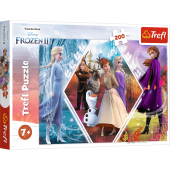 Puzzle Trefl Disney Frozen 2, Surorile in tinutul inghetat 200 piese