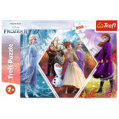 Puzzle Trefl Disney Frozen 2, Surorile in tinutul inghetat 200 piese