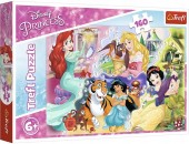 Puzzle Trefl Disney Princess, Printesele si prietenii lor 160 piese