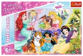 Puzzle Trefl Disney Princess, Printesele si prietenii lor 160 piese