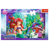 Puzzle Trefl Disney The Little Mermaid, De-a v-ati ascunselea 100 piese