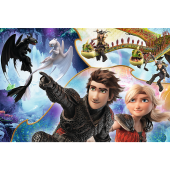 Puzzle Trefl DreamWorks Dragons, Pe taramul dragonilor 100 piese