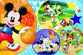 Puzzle Trefl Maxi Disney Mickey Mouse, E timpul pentru sport 24 piese