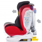 Scaun auto Pentru Copii Chipolino Tourneo 0-36 kg red cu sistem Isofix