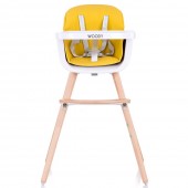 Scaun de masa Pentru Copii Chipolino Woody yellow
