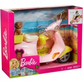 Scuter Barbie by Mattel cu accesorii