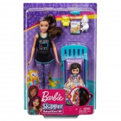Set Barbie by Mattel Family Skipper Mergem la nani