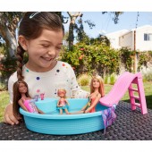 Set Barbie by Mattel Fashion and Beauty Piscina si papusa