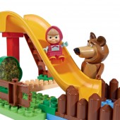 Set constructie Pentru Copii Big Masha and the Bear Pool Fun 29 piese