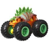 Set Hot Wheels by Mattel Monster Trucks Motosaurus vs Mega Wrex