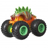 Set Hot Wheels by Mattel Monster Trucks Motosaurus vs Mega Wrex