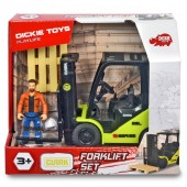 Stivuitor Dickie Toys Playlife Forklift cu figurina si accesorii