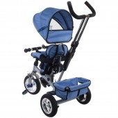Tricicleta copii 12 luni - 36 luni Confort Plus Sun Baby Melange Albastru
