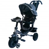 Tricicleta Pentru Copii multifunctionala cu sunete si lumini Lux Trike Blue