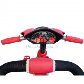 Tricicleta Pentru Copii multifunctionala cu sunete si lumini Lux Trike Red