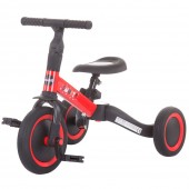 Tricicleta si bicileta Pentru Copii Chipolino Smarty 2 in 1 red