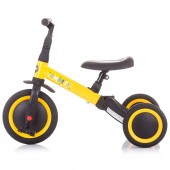 Tricicleta si bicileta Pentru Copii Chipolino Smarty 2 in 1 yellow